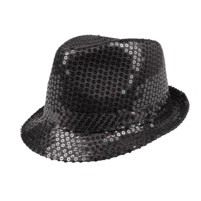 Abbildung von Boland Pailletten Hut, Unisex, Disco Outfit, Accessoire, Karneval, Kostüm, Themenparty, Mottoparty