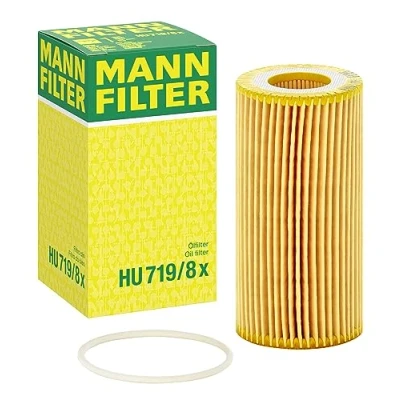 Abbildung von MANN FILTER HU 719/8 X Ölfilter Satz mit Dichtung / Dichtungssatz Für PKW