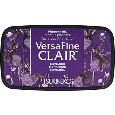 Abbildung von Tsukineko Monarch Versafine Clair Tinte Pad, Kunststoff, lila, 5,6 x 9,7 2,3 cm, Synthetisches Matrial, Violett, 5.6 9.7 2.3 cm