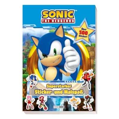 Abbildung von Sonic The Hedgehog: Superstarker Sticker und Malspaß: Malblock