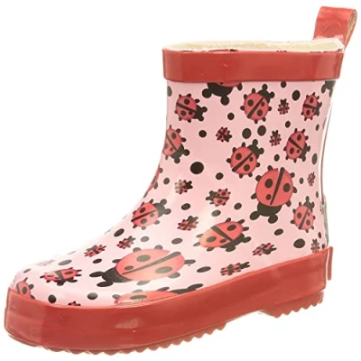 Abbildung von Playshoes MARIENKÄFER Gummistiefel für Kinder, Größe: 22, Rosa Schuhe