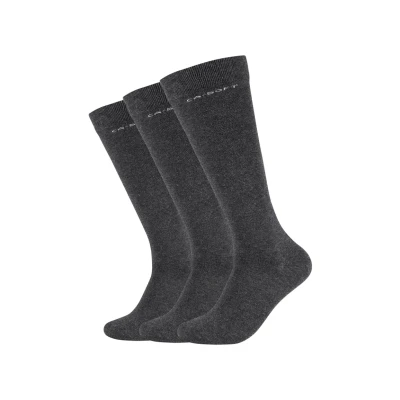 Abbildung von camano 3PACK Kniestrümpfe, Größe: 35 38, Anthracite melange