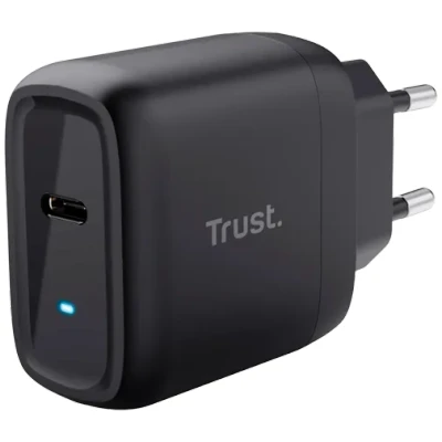 Abbildung von Trust Maxo USB C Schnellladegerät 45W Schwarz