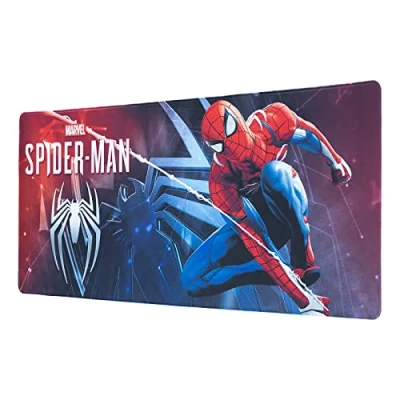 Abbildung von Grupo Erik Mauspad XXL Marvel Spiderman Gaming Mousepad rutschfest und Wasserabweisend Groß Mouse Pad Schreibtischunterlage PC Zubehör