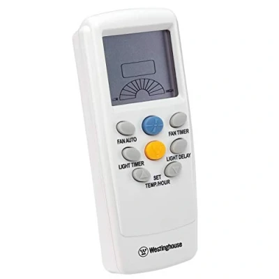 Abbildung von Westinghouse Lighting 77874 Funk Thermostat für Deckenventilator und Fernbedienung die Beleuchtung
