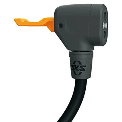Abbildung von SKS GERMANY MV EASY Pumpenkopf (Ersatz Ventilkopf für Standpumpen, alle Ventiltypen (AV, SV, DV), Feststellhebel, max. Druck: 16 bar / 232 PSI), schwarz
