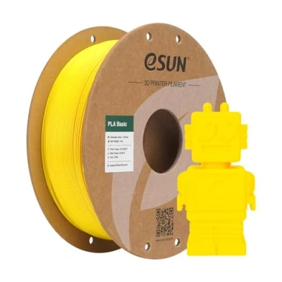 Abbildung von eSUN PLA Filament 1.75mm, Basic 3D Drucker Maßgenauigkeit +/ 0.03mm, 1KG Spule (2.2 LBS) Super Speedy für Drucker, Gelb