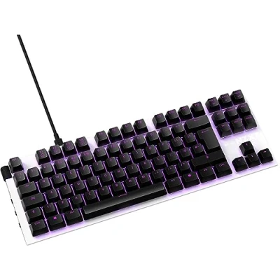 Abbildung von NZXT Function TKL 2022 Mechanische PC Gaming Tastatur beleuchtet lineare RGB Schalter MX kompatible Hot Swap Aluminium Cover Mechanical Keyboard DE (QWERTZ) Weiß