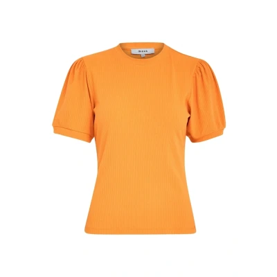 Abbildung von Minus Mijohanna TEE Tshirt basic, Damen, Größe: Large, Orange peel