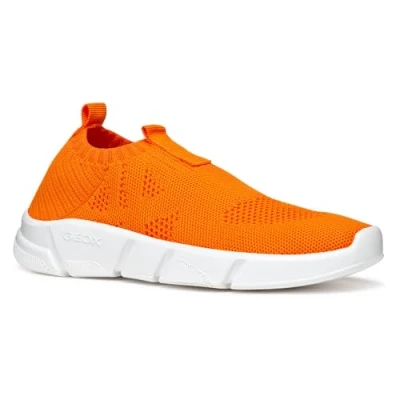 Abbildung von Geox J ARIL Boy A Sneaker, Orange, 35 EU