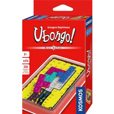 Abbildung von KOSMOS 695248 Ubongo! Brain Games, Knobel Spaß für 1 Person, Gehirn Jogging mit 200 Aufgaben, Verschiedene Levels, handliche Box unterwegs, Teaser ab 8 Jahre, Konzentrationsspiel