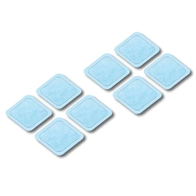 Abbildung von Beurer EM 59/89 Heat Gel Pads, Nachkaufset mit 8 selbsthaftenden Pads zur Verwendung 59/EM 89 Digital TENS/EMS Gerät, Größe: 45 x mm