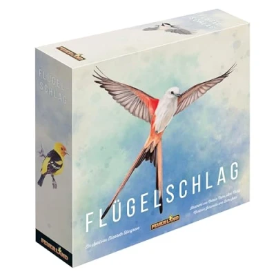 Abbildung von Feuerland Spiele 63558, FLÜGELSCHLAG Brettspiel, Kennerspiel des Jahres 2019, 1 bis 5 Spieler