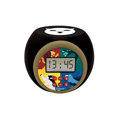 Abbildung von Lexibook Harry Potter Projektorwecker mit Schlummerfunktion und Weckfunktion, Nachtlicht Timer, LCD Bildschirm, Batteriebetrieb, RL977HP