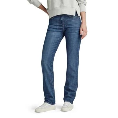 Abbildung von G Star RAW Damen Strace Straight Jeans, Blau (Faded Blue Copen D23951 D441 G318), 32W / 34L