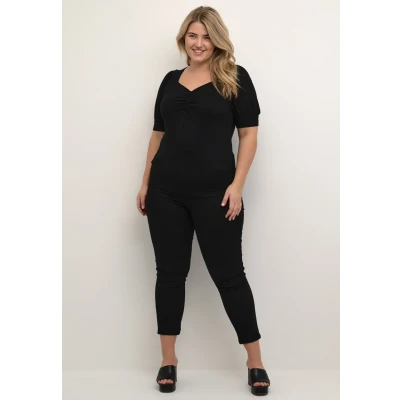 Abbildung von Kaffe Curve Sissy Bluse, Damen, Größe: 50/52, Black deep