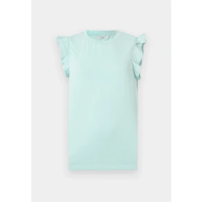 Abbildung von Marc O&#039;Polo Denim Ruffles Top, Damen, Größe: Small, Blue fog