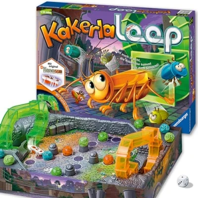 Abbildung von Ravensburger Kakerlaloop 21123 Kinderspiel mit elektronischer Kakerlake für Groß und Klein, Familienspiel 2 4 Spieler, ab 5 Jahren, tolles Weihnachtsgeschenk