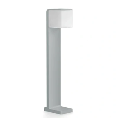 Abbildung von Steinel Wegeleuchte GL 80 SC Connect, smarte Gartenleuchte, Bewegungsmelder, Softlichtstart, App Steuerung, Timer Funktion, 3000 K, 9.1 W, Silber