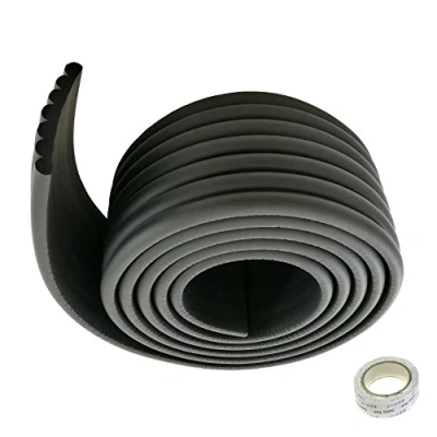 Abbildung von Universal Sicherungspuffer 2Mx80mm Stoßschutz Schwamm Kissen Schwarz TKD7002
