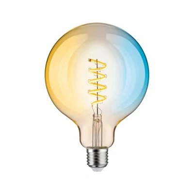 Abbildung von Paulmann 29161 Filament 230V Smart Home Zigbee LED Globe G125 E27 600lm 7,5W Tunable White dimmbar Gold Leuchtmittel