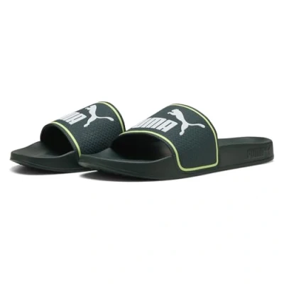 Abbildung von Puma Leadcat 2 0 Unisex Badesandale, Größe: 49.5, Green terrain/white/fizzy light Schuhe