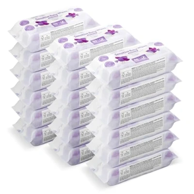 Abbildung von by Amazon Sensitive Baby Feuchttücher, 1080 Tücher, 18er Pack (18 x 60 Stück)