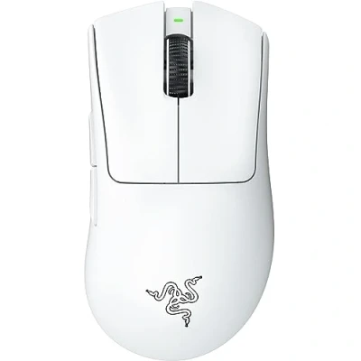 Abbildung von Razer DeathAdder V3 Pro Leichte kabellose Ergonomische Esports Maus (64g Leichtes Design, Focus 30K Optischer Sensor, Mausschalter Gen 3, HyperSpeed Wireless) Weiß