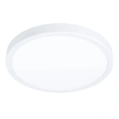 Abbildung von EGLO connect.z Smart Home LED Bad Deckenlampe Fueva Z, Ø 28,5 cm, ZigBee, App und Sprachsteuerung Alexa, Lichtfarbe (warmweiß kaltweiß), dimmbar, Alu Aufbauleuchte weiß, IP44