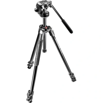 Abbildung von Manfrotto MK290XTA3 2W 290 Xtra Kit Alu Stativ mit 3 Segmenten und 2 Wege Neiger schwarz