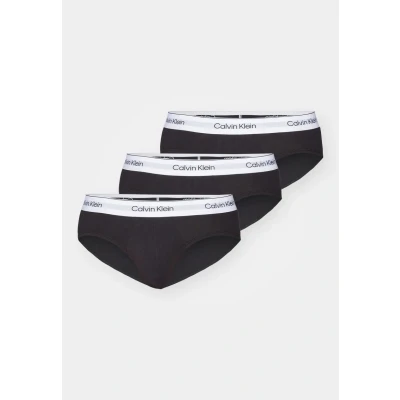 Abbildung von Calvin Klein Underwear HIP Brief 3 PACK Modern Cotton Stretch Slip, Herren, Größe: XL, Black