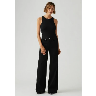 Abbildung von Levi&#039;s 318 Shaping WIDE LEG Flared Jeans, Damen, Größe: 26x30, Tall glass of water