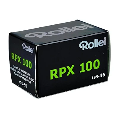 Abbildung von Rollei RPX 100 Schwarzweiß Negativfilm 35 mm 36 Aufnahmen Vielseitig einsetzbar mit Flexibler Belichtung und feiner Körnung