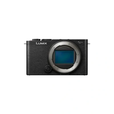 Abbildung von Panasonic Lumix DC S9E K Spiegellose Vollformatkamera, Open Gate Vlogging, 24,2 MP, 6K/4K, 779 Punkt PDAF, Bildstabilisierung, LUT, 180 Flexibler Monitor, 5 GHz WLAN, Schwarz, Kameragehäuse
