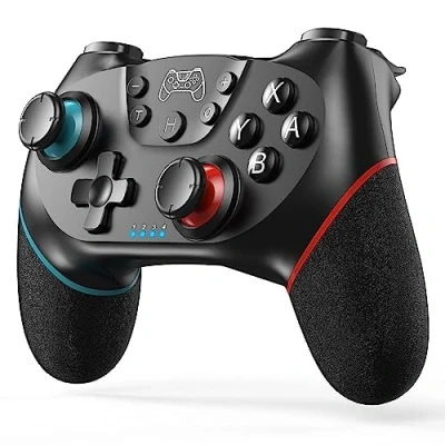 Abbildung von UPDATE VERSION Controller für Switch/Switch 2/Lite/OLED, Switch Pro mit Aufwachen, Wireless 6 Achsen Gyroskop, Double Shock, Turbo und Screenshot