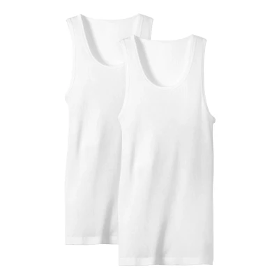 Abbildung von Calida Athletic 2ER PACK Unterhemd/shirt, Herren, Größe: Small, Weiss