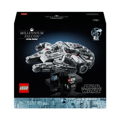Abbildung von LEGO Star Wars Millennium Falcon, 25. Jahrestag Set für Erwachsene, baubares Sternenschiff, Sammlerstück aus &quot;Eine neue Hoffnung&quot;, Raumschiff Modellbausatz, Geschenke Männer, Frauen 75375