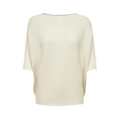Abbildung von JDY NEW Behave Batsleeve Strickpullover, Damen, Größe: XL, Eggnog