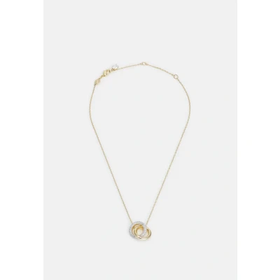 Abbildung von Swarovski Dextera Pendant Interlinked Halskette goldcoloured, Damen, Größe: One Size, Gold coloured