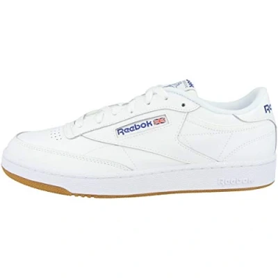 Abbildung von Reebok Classic CLUB C 85 Unisex Sneaker low, Größe: 45, White/royal Leder und textil