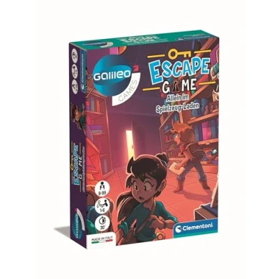 Abbildung von Clementoni Galileo Escape Game Allein im Spielzeug Laden Spiel für Kinder ab 8 Jahren Gesellschaftsspiel &amp; Familienspiel 59371