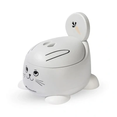 Abbildung von Bebeconfort Bequemes Töpfchen für Kinder, 1236 Monate (max. 20 kg), Süßes Tierdesign, Ergonomisch &amp; Kompakt, Leicht zu Reinigen, Hygienischer Spritzschutz, Rutschfestes Baby, Kaninchen