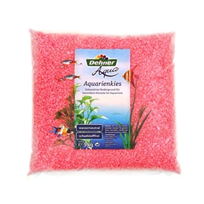 Abbildung von Dehner Aqua Aquarienkies, Körnung 4 6 mm, 5 kg, pastellgrün