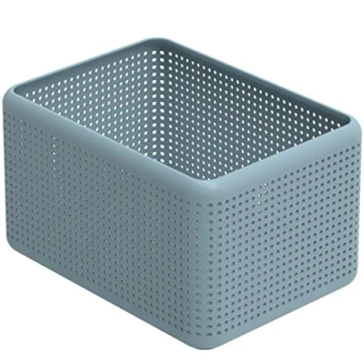 Abbildung von Rotho Madei Aufbewahrungskiste 13l, Kunststoff (PP recycelt) BPA frei, blau, 13l (32.6 x 23.8 18.8 cm), Nicht zutreffend