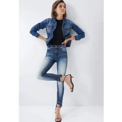Abbildung von Salsa Jeans Faith Slim Fit Blue, Damen, Größe: 24x30, Blue