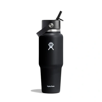 Abbildung von Hydro Flask 32oz / 946ml Wide Mouth Travel Bottle + Flex Straw Cap Wasserflasche