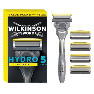 Abbildung von Wilkinson Sword Hydro 5 Ultimate Rasierer +5 Rasierklingen für Männer