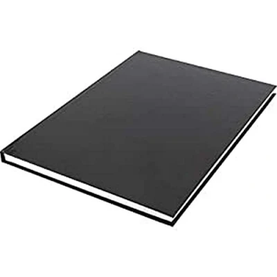 Abbildung von Skizzenbuch K 5564 Kangaro A4 blanko Hardcover 80 Blatt 100g schwarz