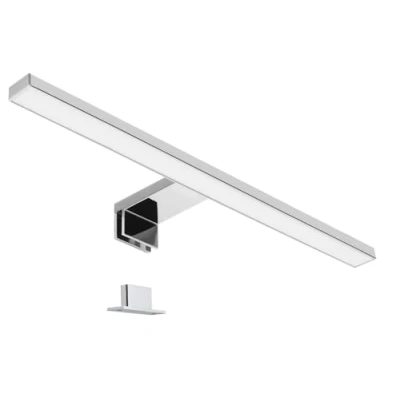 Abbildung von LIGHTWORLD24 50cm LED Spiegelleuchte I Badleuchte Schminklicht Badezimmer Aufbauleuchte Schrank Beleuchtung Klemmleuchte Neutral weiß 230 V 650LM IP44 7W