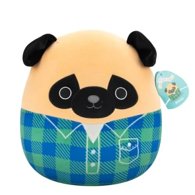 Abbildung von Squishmallows SQCR06622 Prince der Mops 30 cm, offizielles Jazwares Plüsch, superweiches Kuscheltier